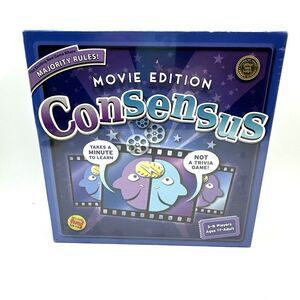 Consensus Movie Edition Board Game by Mindlogic 17+- NEW SEALED